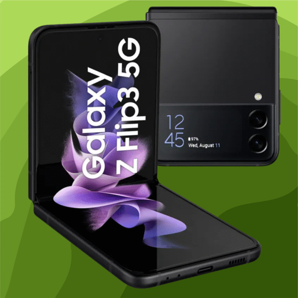 Samsung Galaxy Z Flip3 5G (Phantom Black, 128 GB,8 GB RAM) (Refurbished)