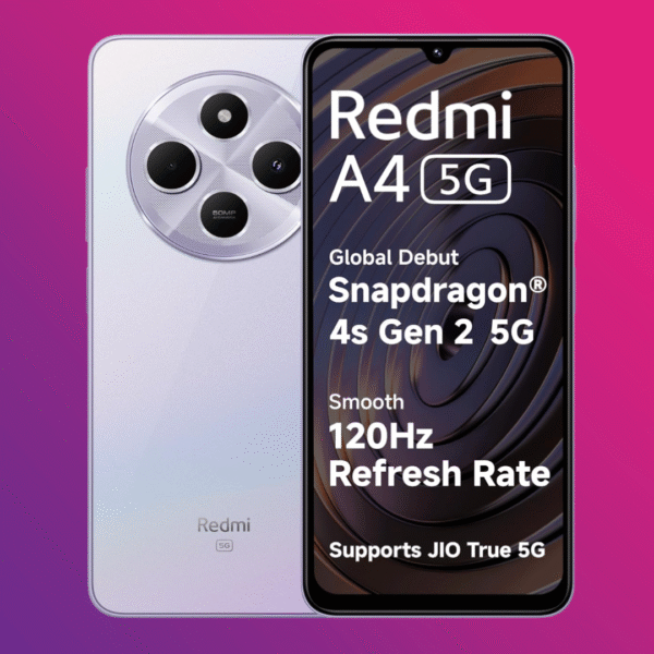 REDMI A4 (Sparkle Purple, 128 GB) (4 GB RAM)