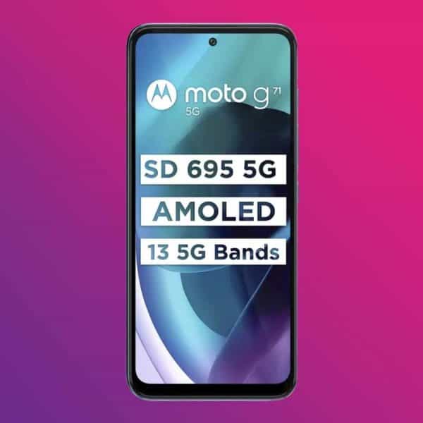MOTOROLA G71 5G (Arctic Blue, 128 GB, 6 GB RAM)  (Refurbished)