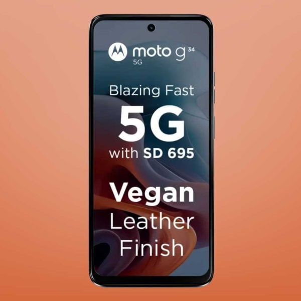 Motorola G34 5G (Ocean Green, 128 GB, 4 GB RAM)  (Refurbished)