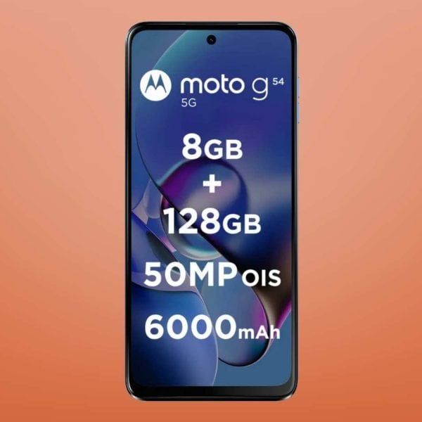 Motorola g54 5G (Pearl Blue, 128 GB, 8 GB RAM) (Refurbished)