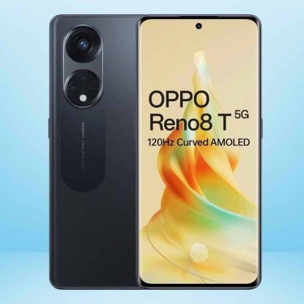 OPPO Reno8 5G (Shimmer Black, 128 GB, 8 GB RAM) (Refurbished)