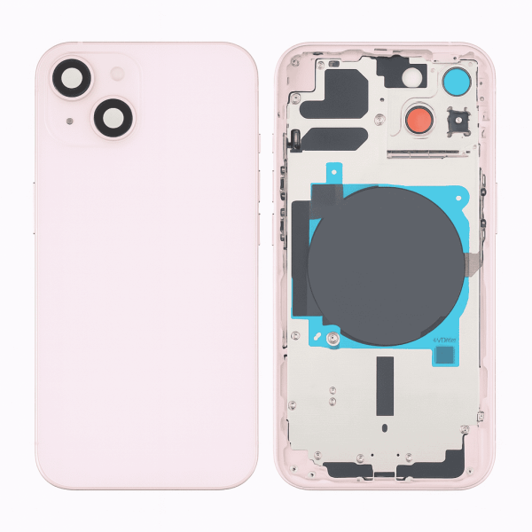 Apple iPhone 13 Full Body Housing Panel with Camera Lens & Frame – Pink (OEM Quality)