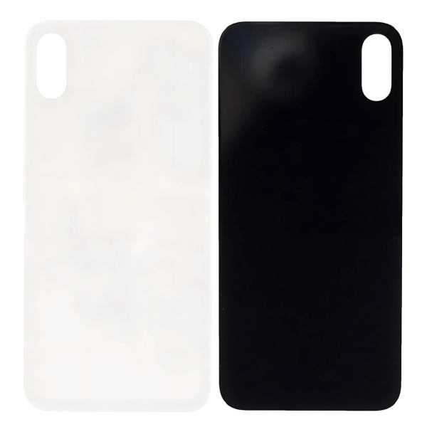 Back Panel Cover for Apple iPhone X - Silver
