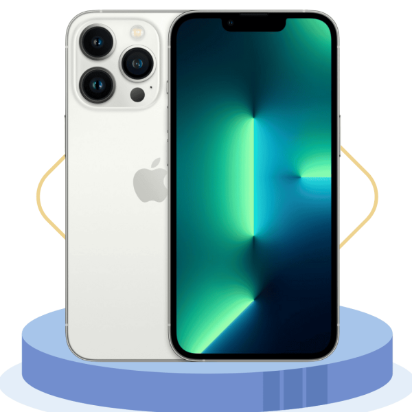 Apple iPhone 13 Pro (Silver,128 GB) (Refurbished)