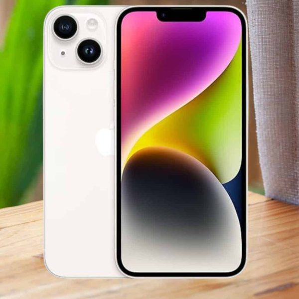 Apple iPhone 14 (Starlight,128 GB) (Refurbished)
