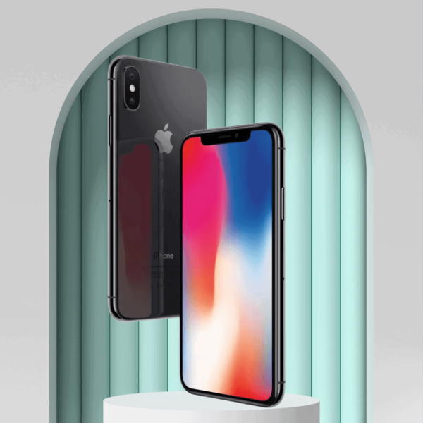 Apple Iphone X (Space Gray,64GB) (Refurbished)