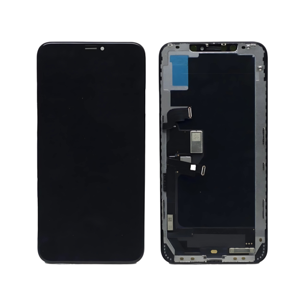 LCD with Touch Screen for Apple iPhone XS Max - White (display glass combo folder)