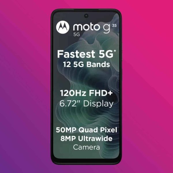 MOTOROLA g35 5G (Midnight Black 128 GB, 4 GB RAM) (Refurbished)