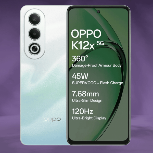 Oppo K12x 5G (Breeze Blue,128 GB,6 GB RAM) (Refurbished)