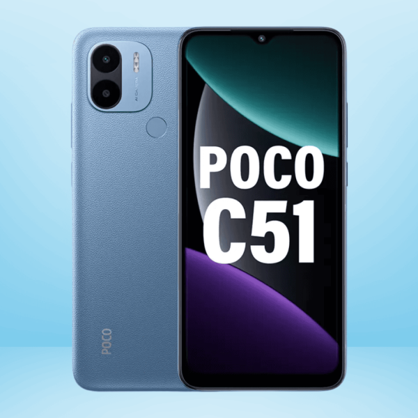Poco C51 (Royal Blue, 64 GB, 4 GB RAM) (Refurbished)