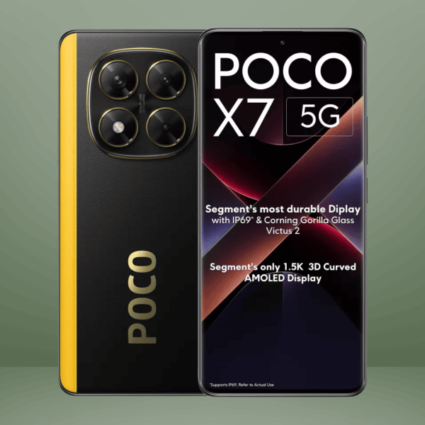 Poco X7 5G (Yellow, 128 GB,8 GB RAM) (Refurbished)