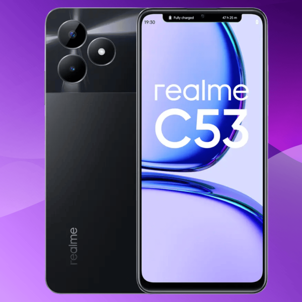 Realme C53 (Champion Black, 128 GB,6 GB RAM) (Refurbished)