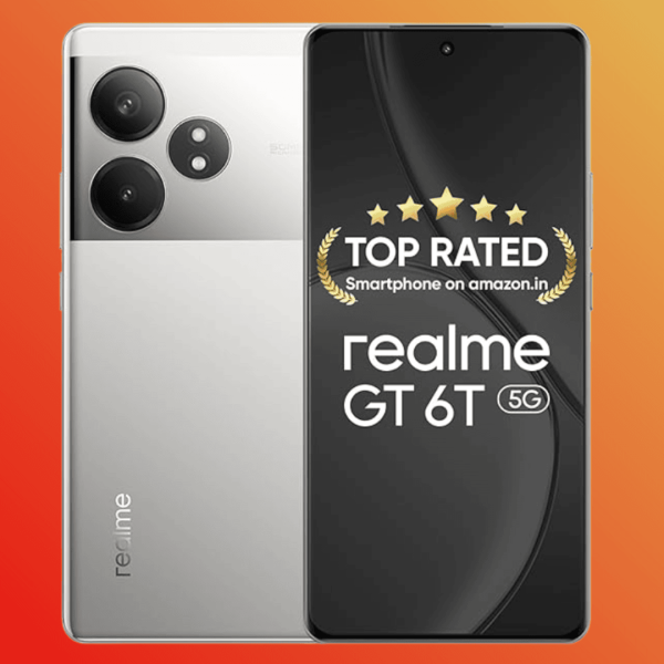 Realme GT 6T 5G (Fluid Silver, 128 GB, 8 GB RAM) (Refurbished)