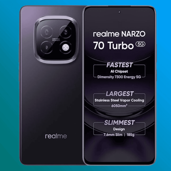 Realme Narzo 70 Turbo 5G (Turbo Purple, 128 GB,6 GB RAM) (Refurbished)