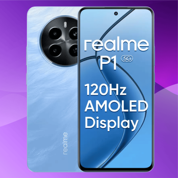 Realme P1 5G (Feather Blue, 128 GB, 6 GB RAM) (Refurbished)