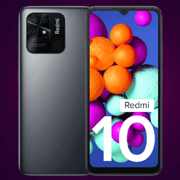 REDMI 10 (Midnight Black, 64 GB,  4 GB RAM) (Refurbished)