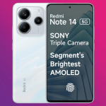 REDMI Note 14 5G (Mystique White, 128 GB, 6 GB RAM) (Refurbished)