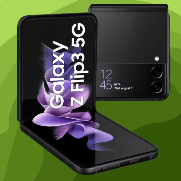 Samsung Galaxy Z Flip3 5G (Phantom Black, 128 GB,8 GB RAM) (Refurbished)