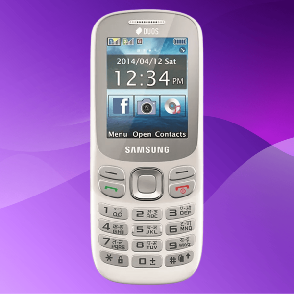 Samsung Metro B313E Dual Sim (White)(Refurbished)
