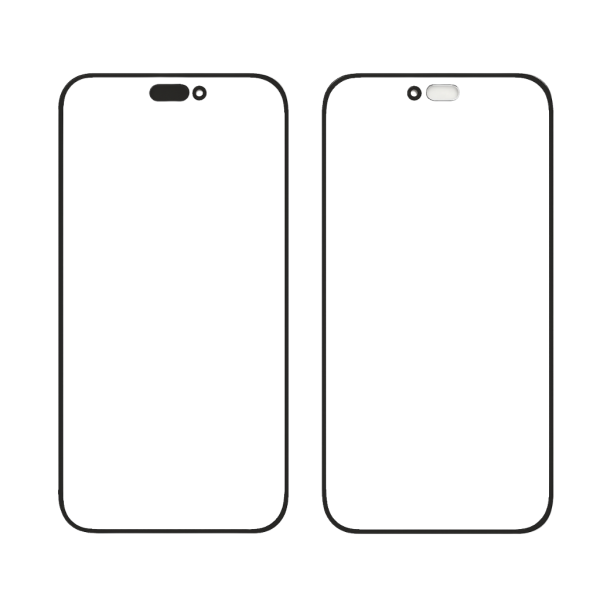 Front Glass for Apple iPhone 16 Pro - Silver