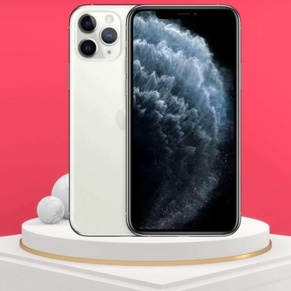 Apple iPhone 11 Pro Max (Silver,64GB) (Refurbished)