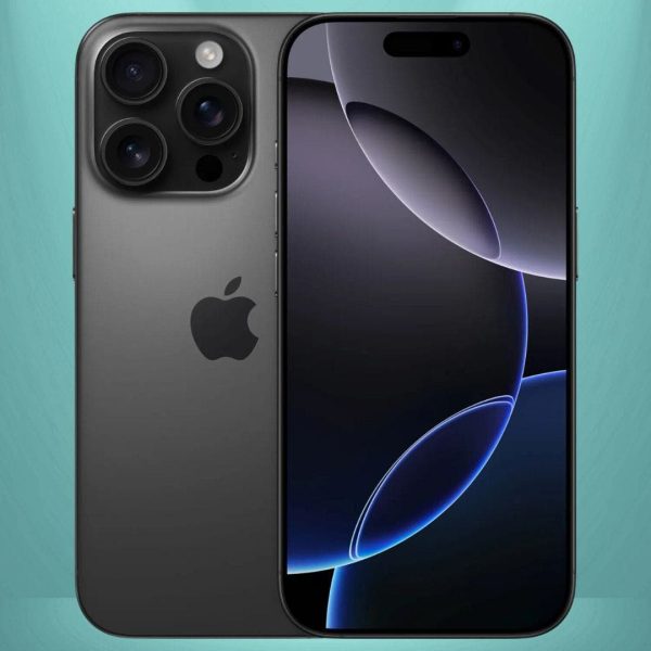 Apple IPhone 16 Pro (Black Titanium,128 GB)(Refurbished)