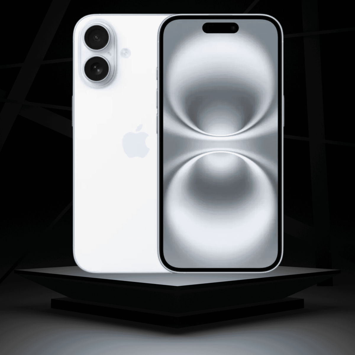 Apple IPhone 16 (White,128 GB) (Refurbished) - Image 1