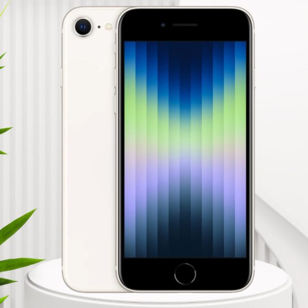 Apple iPhone SE 3rd Gen (Starlight,64 GB) (Refurbished)