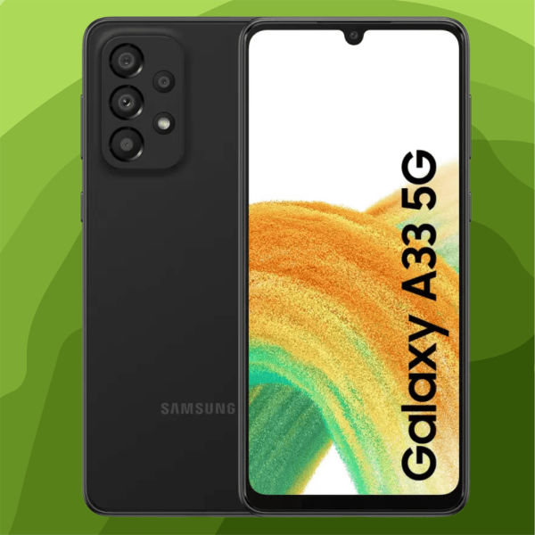 Samsung Galaxy A33 (Awesome Black, 128 GB,6 GB RAM) (Refurbished)