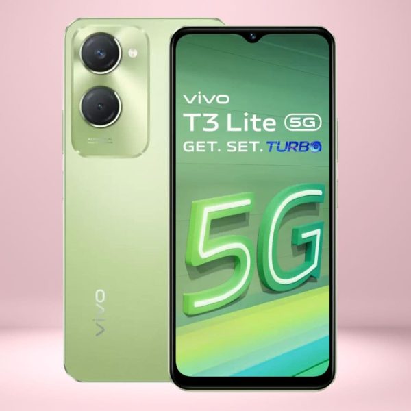 Vivo T3 Lite 5G (Vibrant Green,128 GB,4 GB RAM)