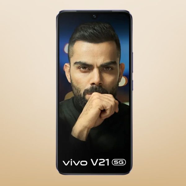 Vivo V21 5G (Dusk Blue, 128 GB, 8 GB RAM) (Refurbished)